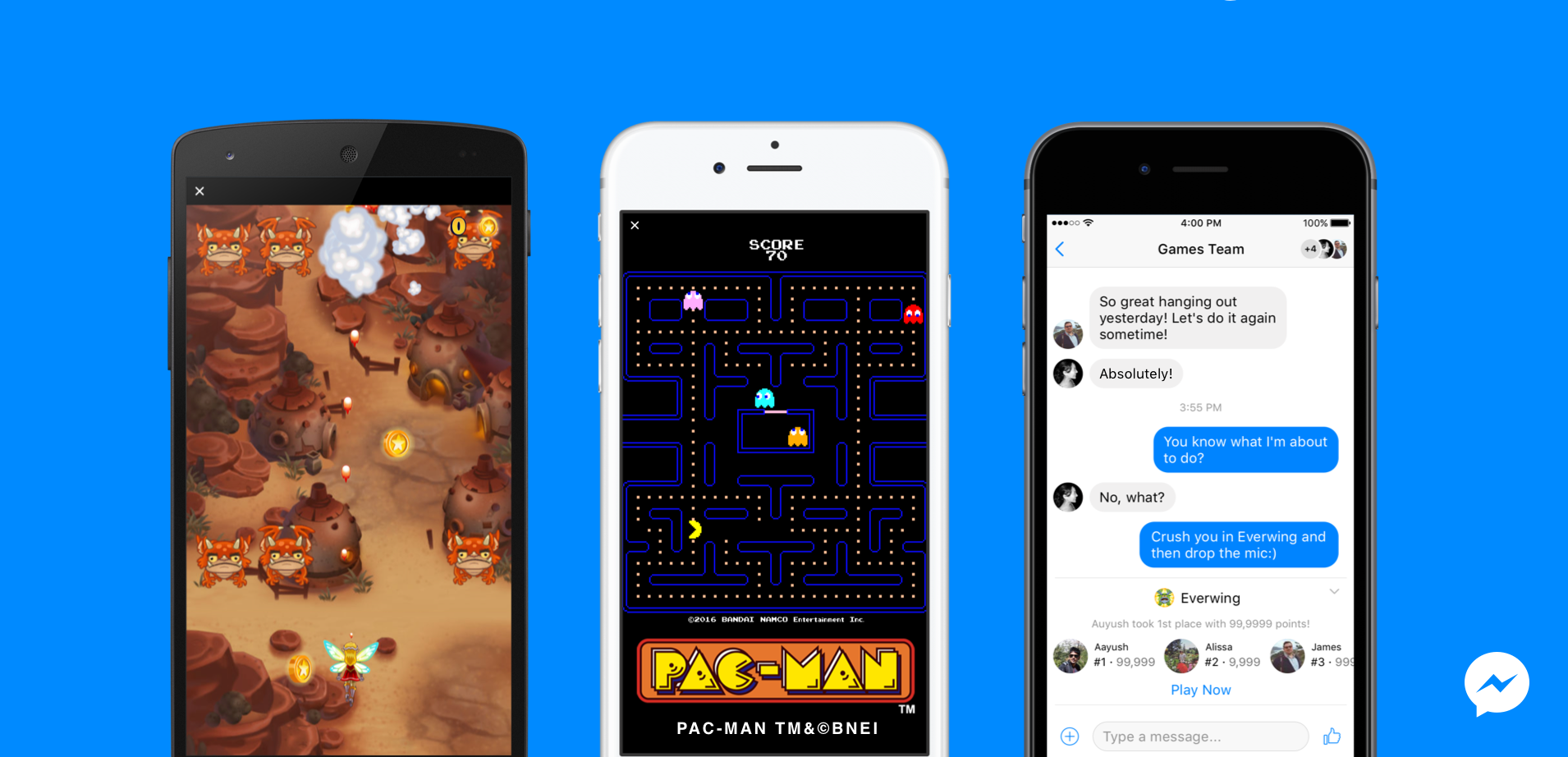 Instant Games on Facebook Messenger